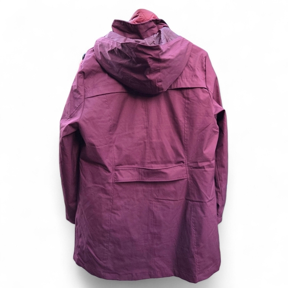 Lands' End Ladies' 3-in-1 Systems Jacket Burgundy Size XL NWT - Picture 5 of 15
